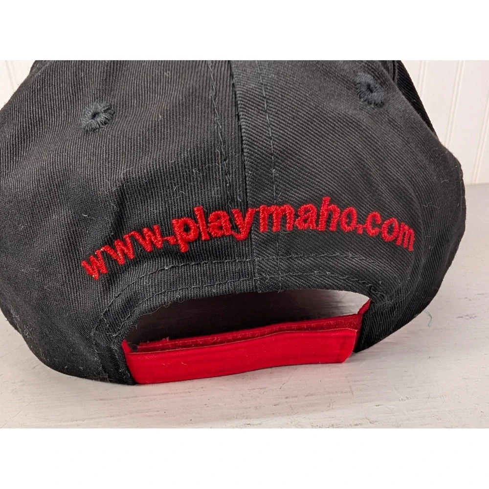 Casino‎ Royale St. Maarten Baseball Cap Men's Embroidered Red Black Adjustable